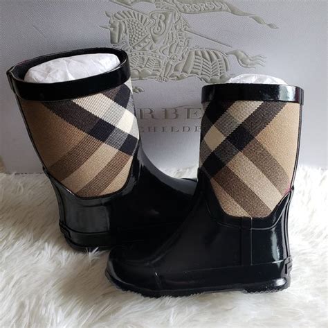 burberry moto rain boot|Burberry rain boots size chart.